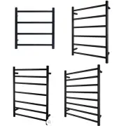 Heated towel rail 6 bars 4 bars 7 bars 8 bars matte black
