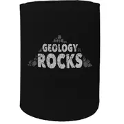 Alcohol Stubby Holder - Geology Rocks - Funny Novelty Birthday Gift Joke Beer Can Bottle Coolie