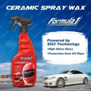 Formula 1 Ceramic Spray Wax 680ml Lasting Protection from UV Rays Shine Gloss