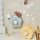 Flower Shape Makeup Tool Box Plastic Comb Toothbrush Shelf Household