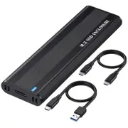 M2 SSD Case NVME SATA Dual Protocol M.2 to USB Type C 3.1 SSD Adapter for3722