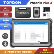 TOPDON Phoenix Plus 2 Diagnostic Scanner Bidirectional Scan Tool IMMO ECU Coding