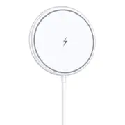 15W Magnetic Wireless Charging Pad for iPhone & Airpods Fast Charger White