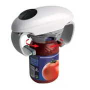 Catzon Electric Jar Opener Fits Almost Size Lids with Auto-Off for Weak Hands-Black