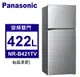 Panasonic松下 422L變頻一級雙門電冰箱無邊框鋼板系列 (NR-B421TV-S)