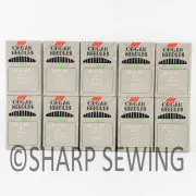 100 ORGAN B-27 SIZE#18/110 OVERLOCK SERGER NEEDLES DCX27