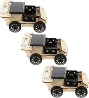 DIY Educational Engineering Toys Solar Car Assembly Model 3 Sets Science Kit Solar Car Learning Prop Boys and Girls Toys