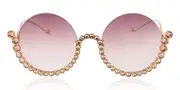 Anna-Karin Karlsson FULL MOON Rose Gold Men's Sunglasses Gold Size 56
