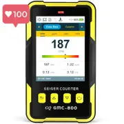 GQ GMC-800 Nuclear Radiation Detector – Geiger Counter, Large Color LCD 5 Alarm