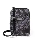 Baggallini Take Two RFID Bryant Crossbody Black Hydrangea One Size