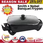 Electric Fry Pan Non Stick Frying Pan with Lid Large Skillet Multi Cooker