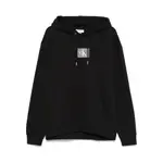 [Calvin Klein] Calvin Klein Logo-patch Hoodie L BLACK