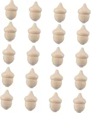 FOYTOKI 20pcs Natural Unfinished Wood Dolls DIY Painting Craft Kit for Boys and Girls Decor