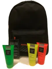 Superdry backpack Mens grooming cosmetics body wash facewash bath gym bag sports