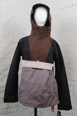 Volcom Ashfield Pullover Snowboard Jacket, Women's Small Dusty Lavendar New