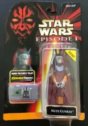 Hasbro Star Wars Prequels Nute Gunray 1999 New w/ CommTech Chip ships fast!