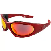Hurricane CAT5 Jet Ski Goggle-Sunglasses Red Frame with Red Mirror Lens