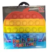 Push Pop Squishers Multicolor Apple Fidget Sensory Toy