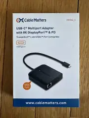 NEW Cable Matters USB-C Multiport Adapter with 8K DisplayPort & PD & Ethernet