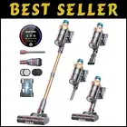 Lightweight Cordless Vacuum with 60Mins Runtime, 4 Suction Modes & Touch Screen