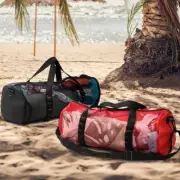 Mesh Diving Duffels Bag Diving Foldable Large Beach Bag Hand Bag with Zippers