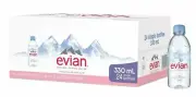 evian - Natural Spring Water 330 ml, 11.2 Fl.Oz. - Pack of 24 Plastic Bottled