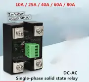 SSR-SK40DA dual-channel dual-control DC-AC single-phase solid-state relay
