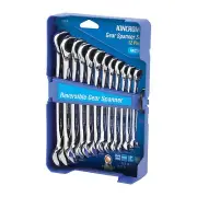 KINCROME 12 Piece Reversible Gear Spanner Set with Open End Head Metric K3019