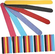 Beavorty 36Pcs Dual Sided Nail Buffing Strips Nail Art Tools for Manicure and Pedicure Durable Nail Files for Shaping and Smoothing Color for Professional Nail Care