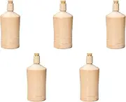 Set of 5, Yellow Base No. 4 Bottle [3.5 x 8.5 inches (9.0 x 21.5 cm) (700cc)] | Shochu Bottle Setomonohonpo