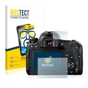 2 x BROTECT® HD-Clear Screen Protector, hard-coated for Canon EOS 77D