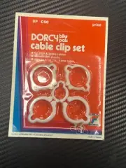 DORCY BIKE PALS BICYCLE Shifter Brake Cable Clip Set NEW BP C50 vtg OLD STOCK