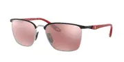 Ray-Ban RB3673M Polarized F060H2 Men's Sunglasses Black Size 56