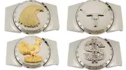 New Big Tribal Gothic Tattoo Metal Fashion Lighters Belt Buckle Cowboy Men Girly
