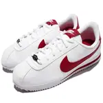 NIKE 耐吉 阿甘鞋 CORTEZ BASIC SL GS 大童 女鞋 白 紅 經典 休閒鞋 復古 皮革 904764-101