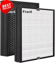 AX90T7080 Air Purifier Filter, 2-in-1 HEPA & Active Carbon for Samsung AX90T7080