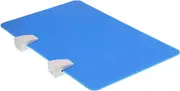 TOYZFRIENDY Office Desktop Baffle Partition Acrylic Screen Board with Clamp Blue for Creating Private Workstations and Reducing Workplace Disturbances