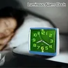 Simple Quartz No Tick Alarm Clock Home Decor Bedside Clocks Number Clock