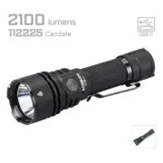 Acebeam L16 2.0 2100 Lumen 112,225 Candela USBC Rechargeable Flashlight 6500KLED