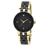 Anne Klein Gold with Black Ceramic Women's Watch - AK1610BKGB