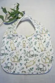 Handmade bib- Quokka party-kangaroos, platypus, wombats, quokkas ~ Australiana