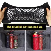 Car Trunk Organizer Fixing Belt Net Storage Mesh Bag Tapes Accessories Org M7G3