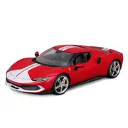 Bburago 1:18 Scale Ferrari 296 GTB Assetto Fiorano Rosso Corsa 2022 Model Car
