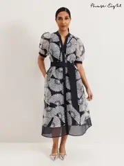 Phase Eight Blue Petite Skylar Dress (F41904) | $321