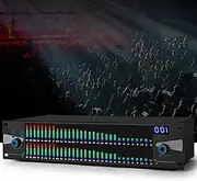 Professional Equalizer Stage Analog 31 Band Stereo EQ Audio Signal Processor DSP Processing Chip Intelligent Noise Reduction Digital Procesador HD LCD Display Double