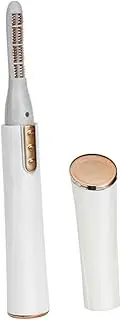 Healeved 1PC Electric Eyelash Curler Portable Heating Curler for Women Stylish Eyelash Clip for Effortless Curling Easy to Use for Home Travel White