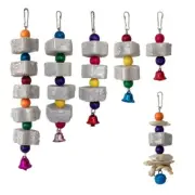 Mineral Stone Parrot Chew Hanging Toy Articles Parrot Chew Pet Bird Toy for Cage