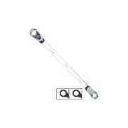 SP Tools Brake Bleeder Double Ring Spanner 8x10mm 75 Deg Offset Metric/SAE 6 Pt