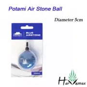 2x Potami 5cm Golf Ball Air Stone Make Oxygenated Bubbles Fish Tank Plant Grow