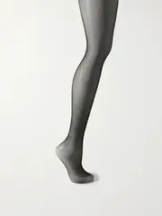 [Wolford] Wolford - Twenties Econyl® Fishnet Tights - Black - large large Black